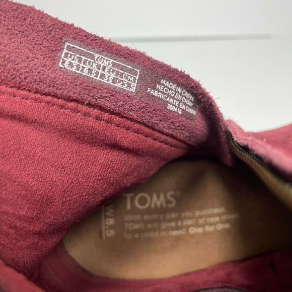 TOMS Majorca Peep Toe Perforated Ankle Bootie - Picture 8 of 8